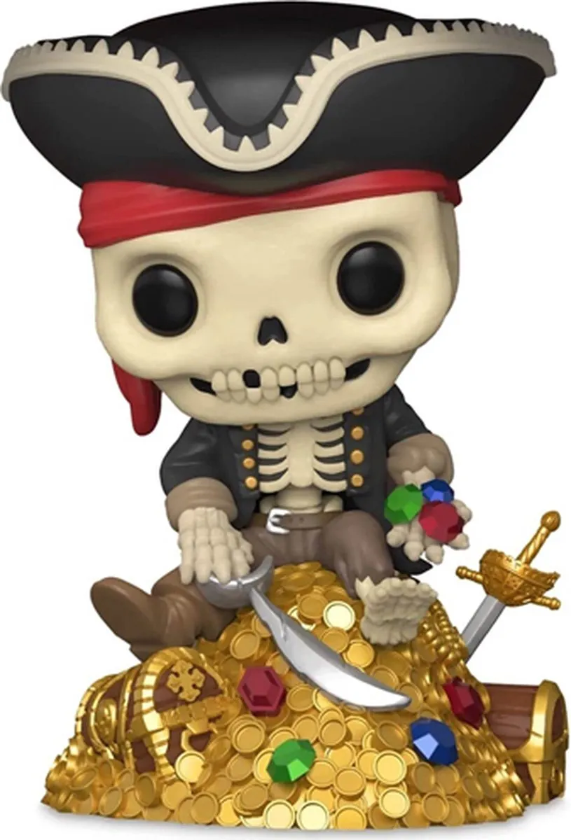Funko Pop! Pirates of the Caribbean Skeleton op Goud