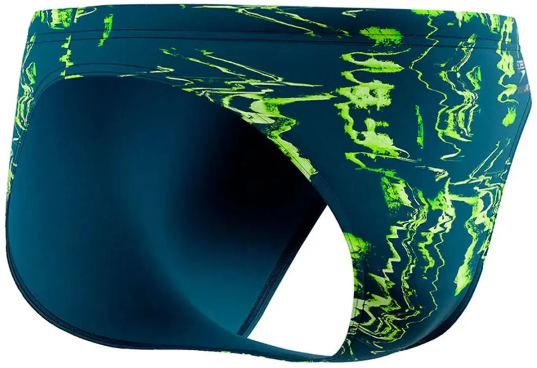 Speedo Printed Zwemslip 34 - Mirage Time-Denim Teal