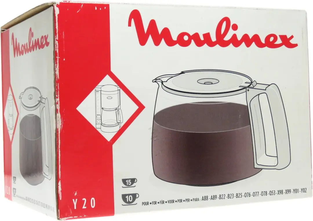 Moulinex AY2003 Koffiekan - Zwart - Glas