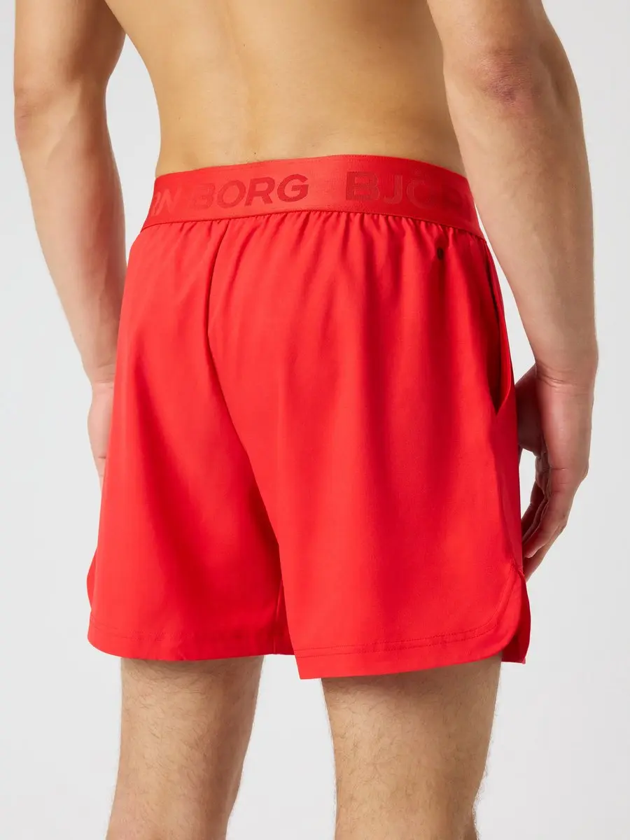 Björn Borg Korte Sportbroek Heren 6" - Flame Scarlet Rood - XL