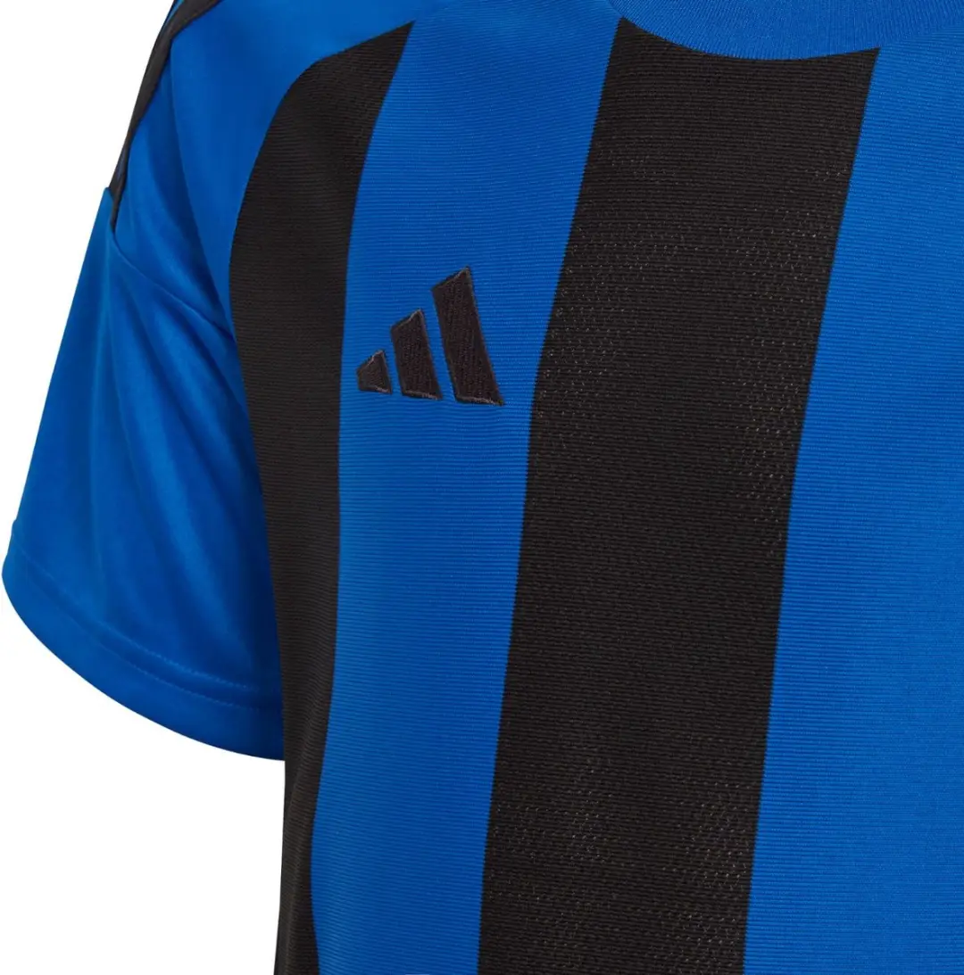 Adidas Striped 24 Jersey Kinderen - 152 - Blauw/Zwart