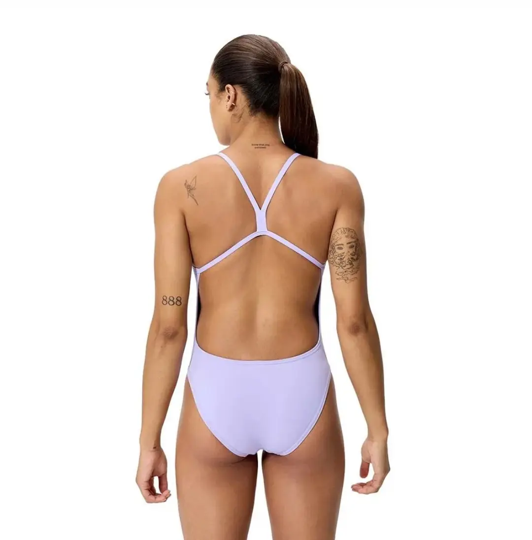 Speedo Female Solid V-back 2.0 Zwemkleding 34 - Paars