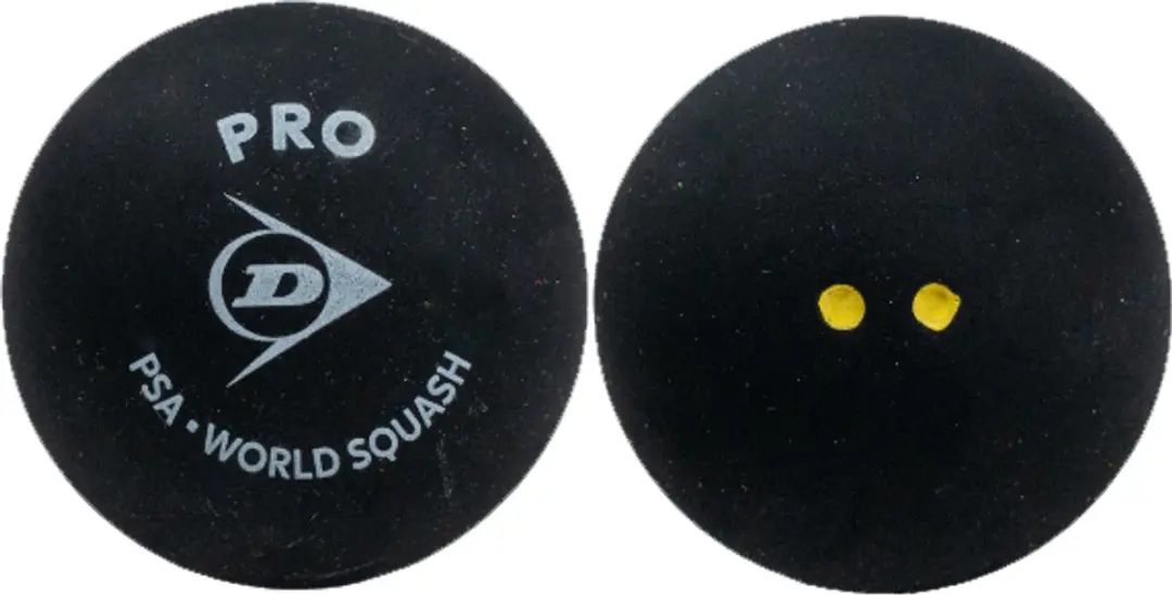 Dunlop Pro Squashballen - 12 Stuks - Zwart/Geel