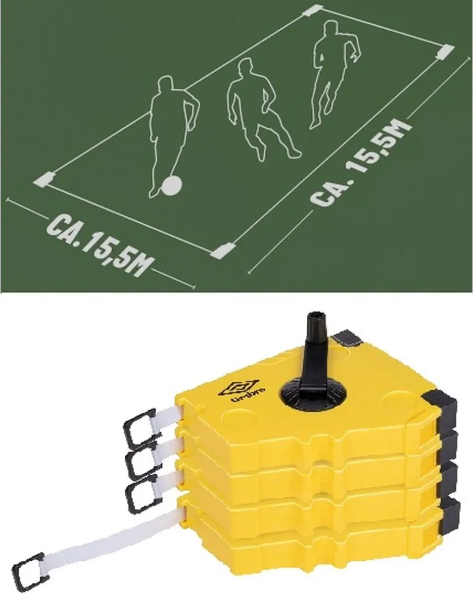 Umbro Speelveld Markeringssysteem 4 Stuks