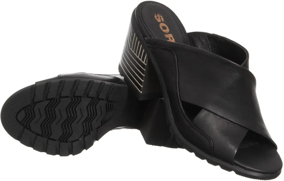Sorel Nadia Mule - Zwart Natuurlijk Leer 37