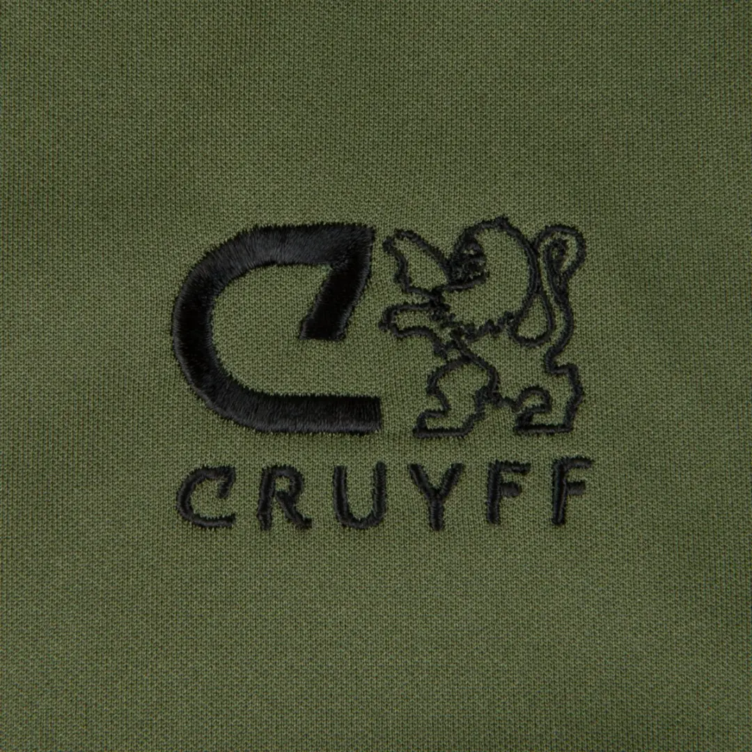 Cruyff Turn Tech Trainingssweater Heren - Maat M - Olijfgroen/Zwart - afbeelding 6 van 6