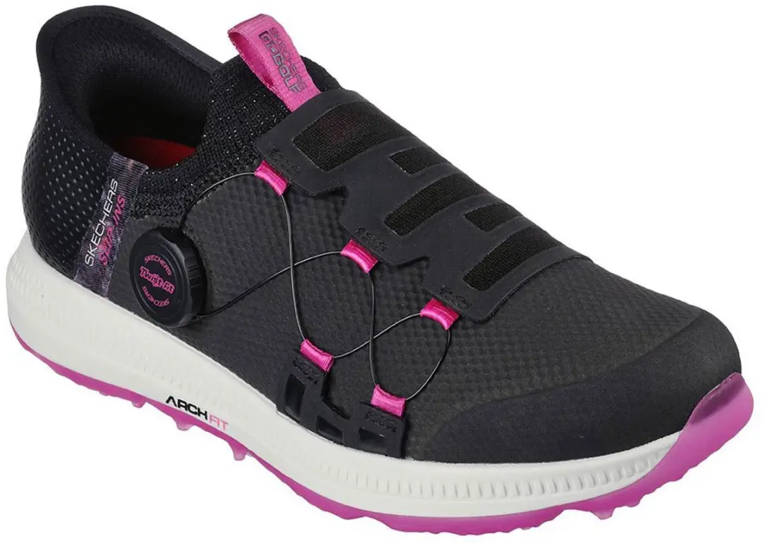 Skechers Go Golf Elite 5 Slip-on - Zwart-Roze