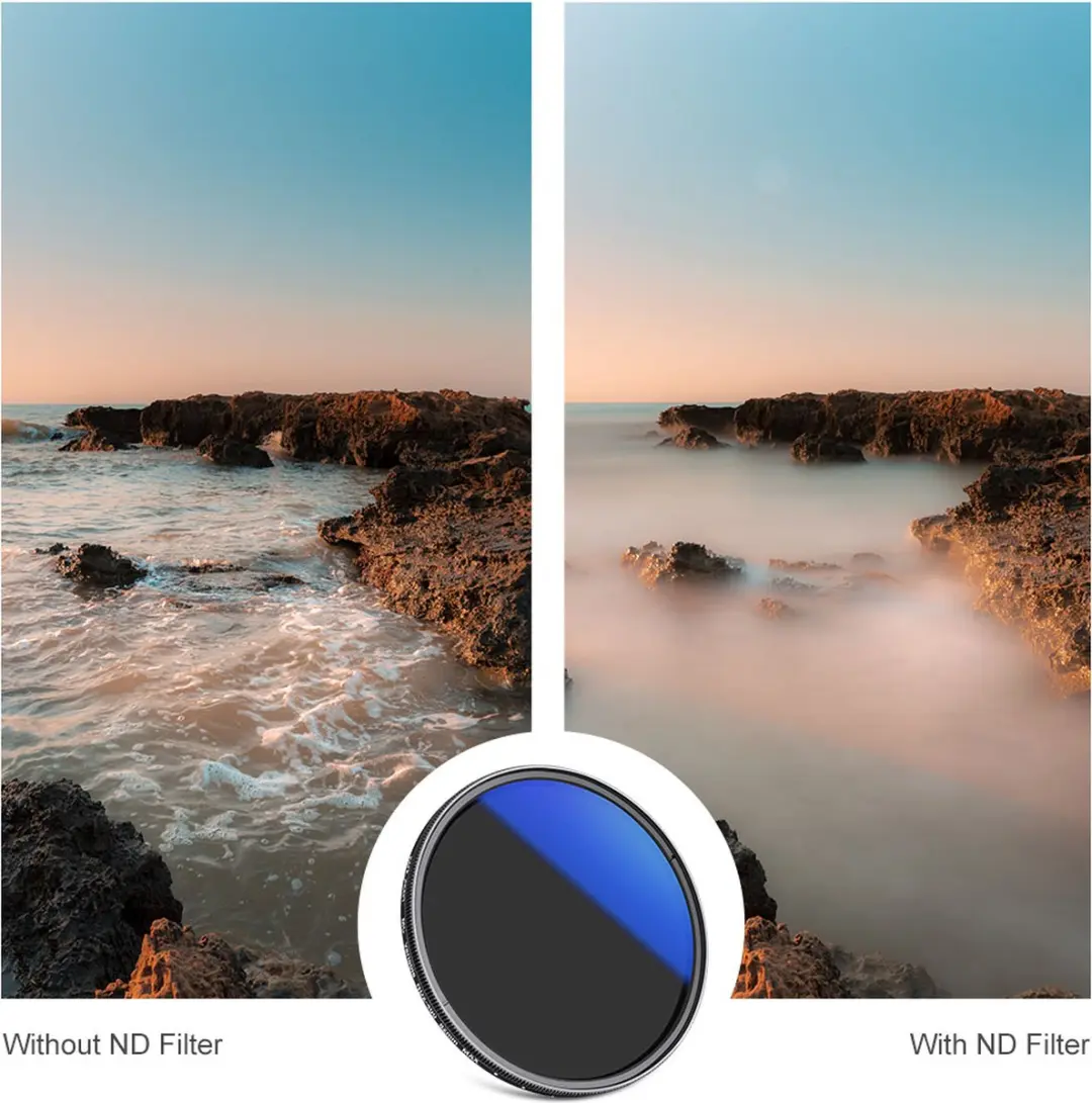 K&F Concept 72mm Variabel ND2-ND400 Grijsfilter