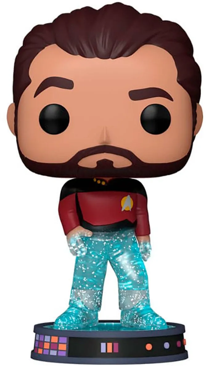 Funko Pop! Star Trek William T. Riker Transporter Glitter #1688