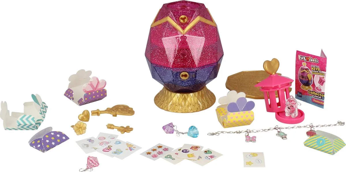 Jumbo Secret Crystal Egg Juwelenkistje - Meerkleurig