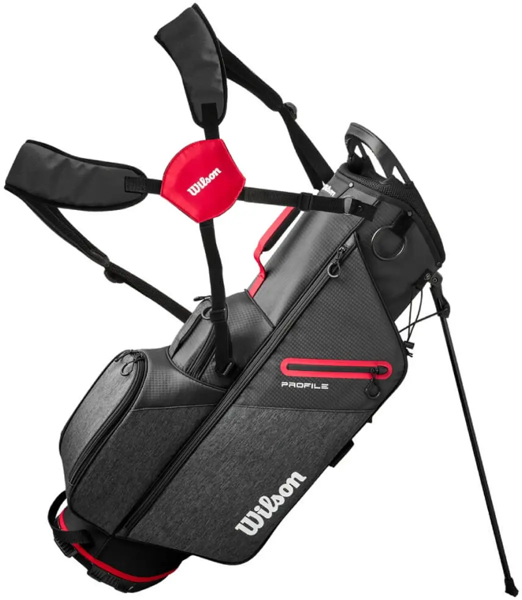 Wilson Profile 14-delige Golfset 2025 - Zwart/Geel/Rood