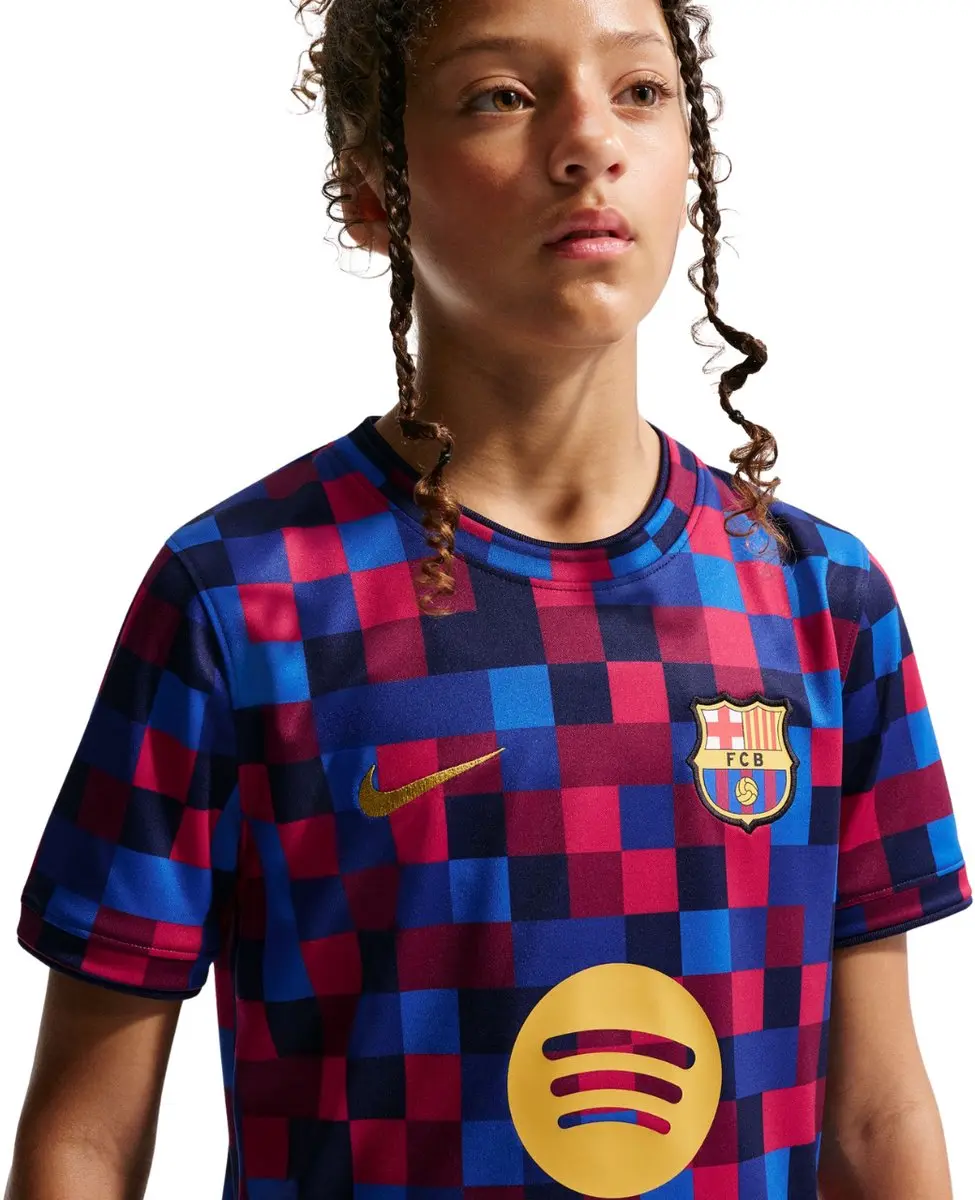 Nike FC Barcelona T-shirt Kinderen - Bordeauxrood/Blauw XS