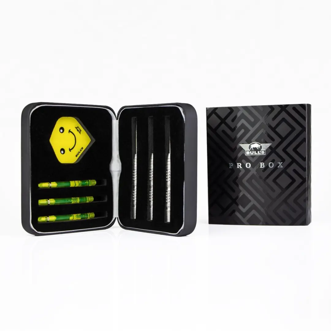 Bull's Pro Box BU-66802 Dart Case - Zilver/Zwart
