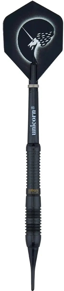 Unicorn Core Plus Black Brass Soft Tip Dartpijlen 17g - 3 Stuks