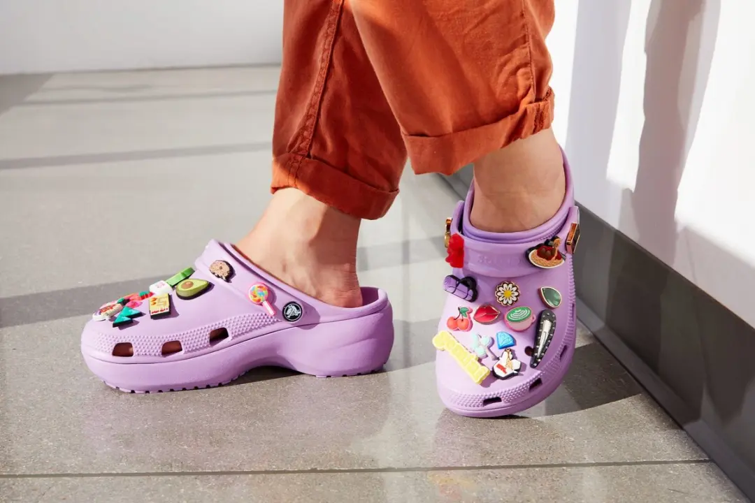 Crocs Baya Platform Clog Dames - Wit 37-38
