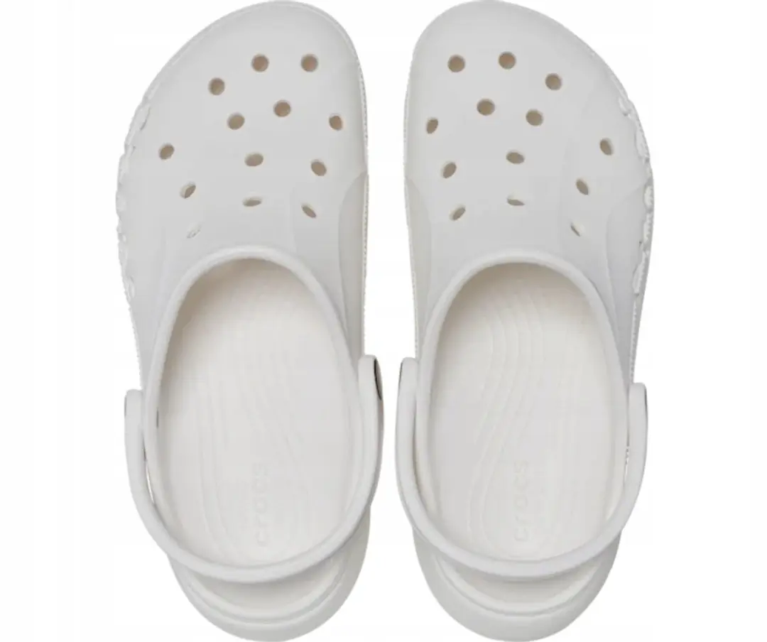 Crocs Baya Platform Clog Dames - Wit 37-38