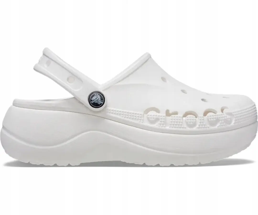 Crocs Baya Platform Clog Dames - Wit 37-38