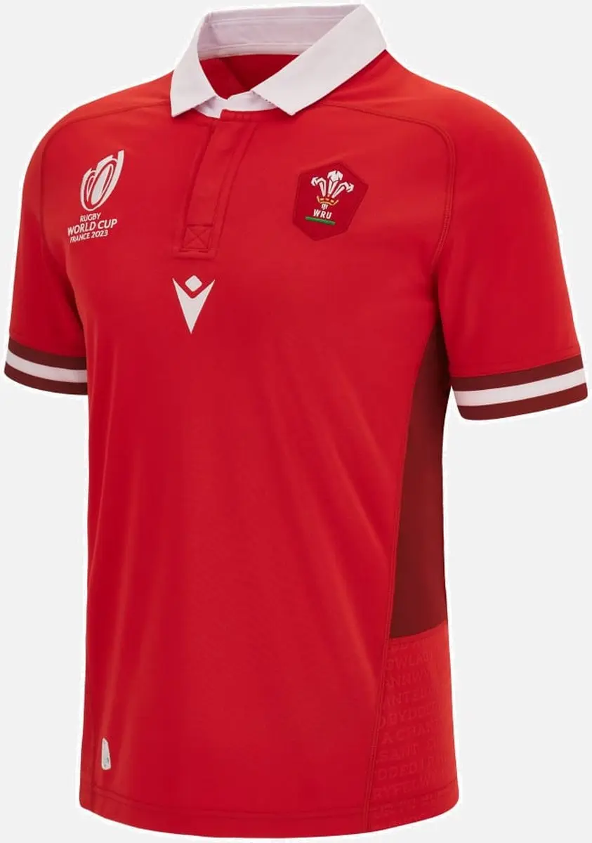 Macron Rugby World Cup 2023 Wales Thuisshirt