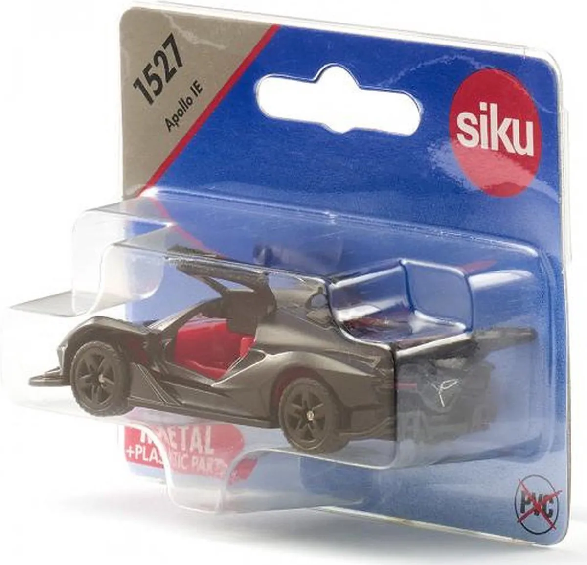 SIKU 1527 Sportauto Apollo Ie Junior - 83x33cm - Zwart/Rood - afbeelding 6 van 6
