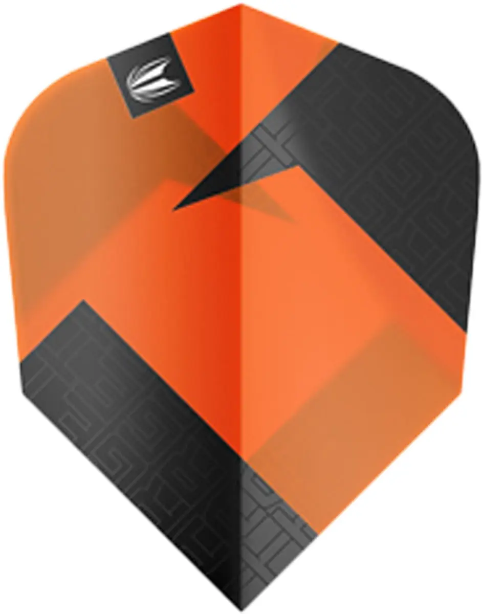 Target Tag 3 Set TA-337820 Dart Flights - Zwart/Orange - afbeelding 6 van 6