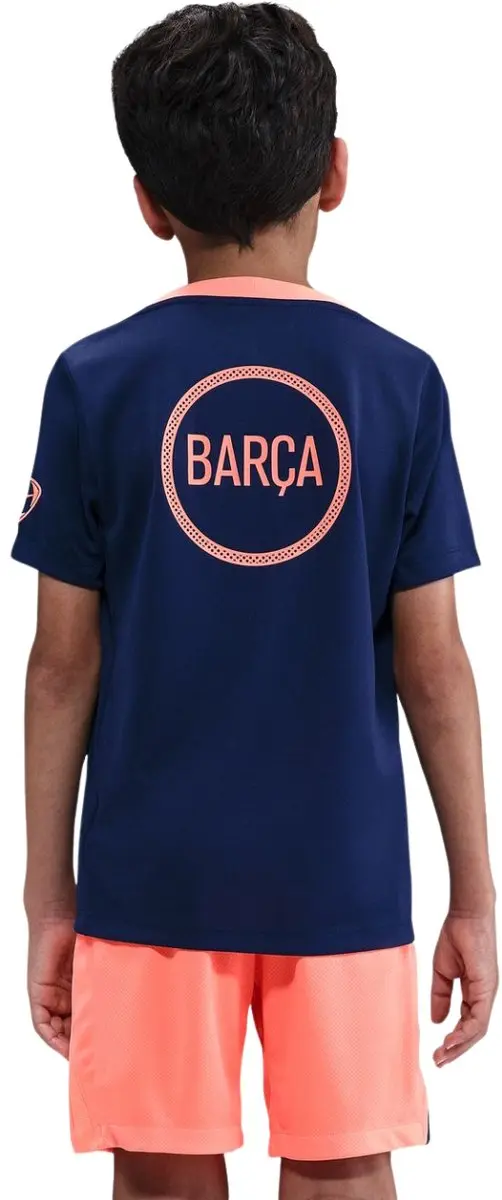 Nike FC Barcelona Academy Pro T-shirt - XL - Marineblauw/Oranje