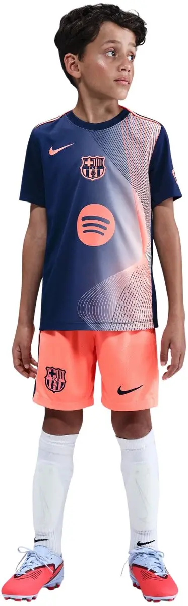 Nike FC Barcelona Academy Pro T-shirt - XL - Marineblauw/Oranje