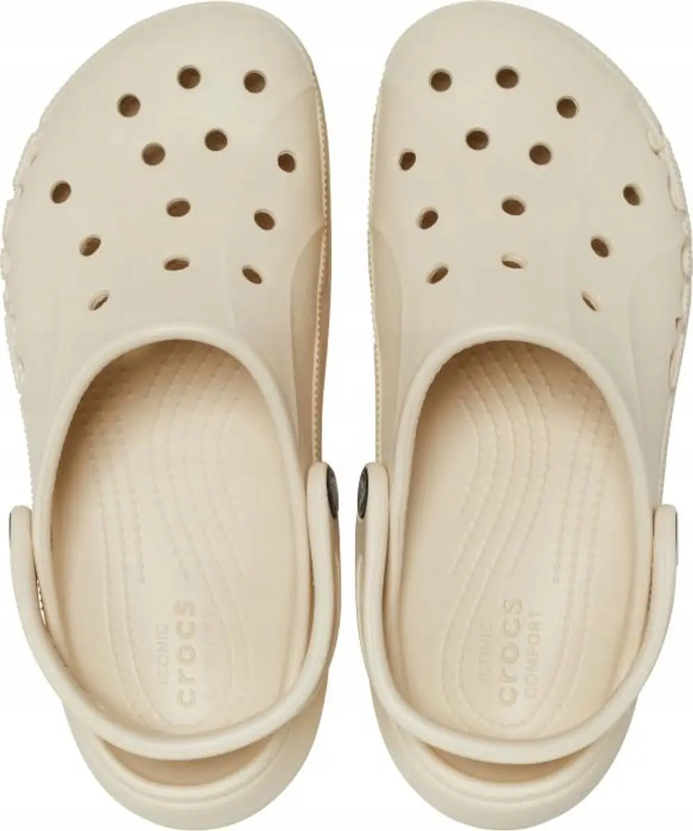 Crocs Baya Platform Klompen 42 - Winter/Wit