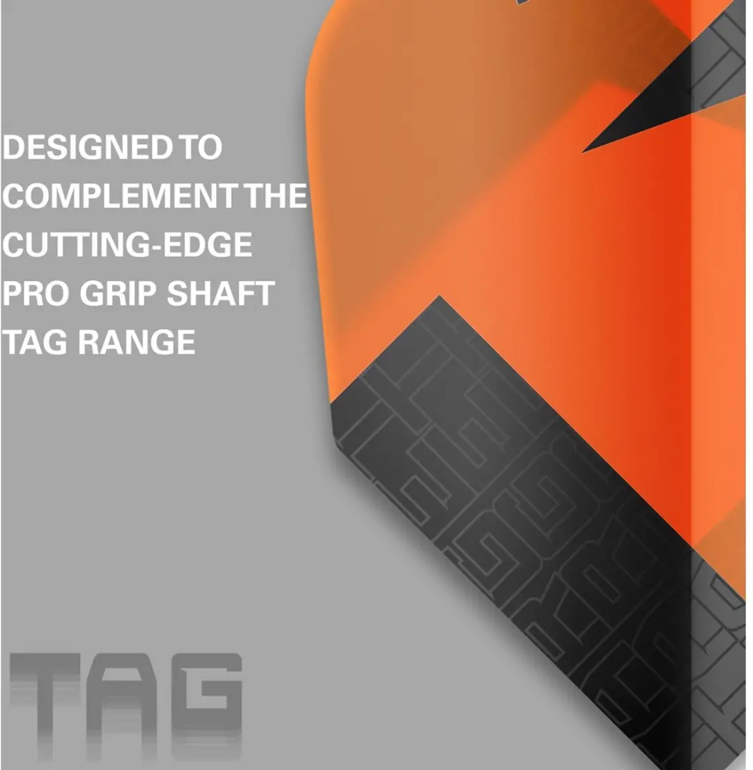 Target Tag 3 Set NO6 Dartvleugels - Oranje/Zwart