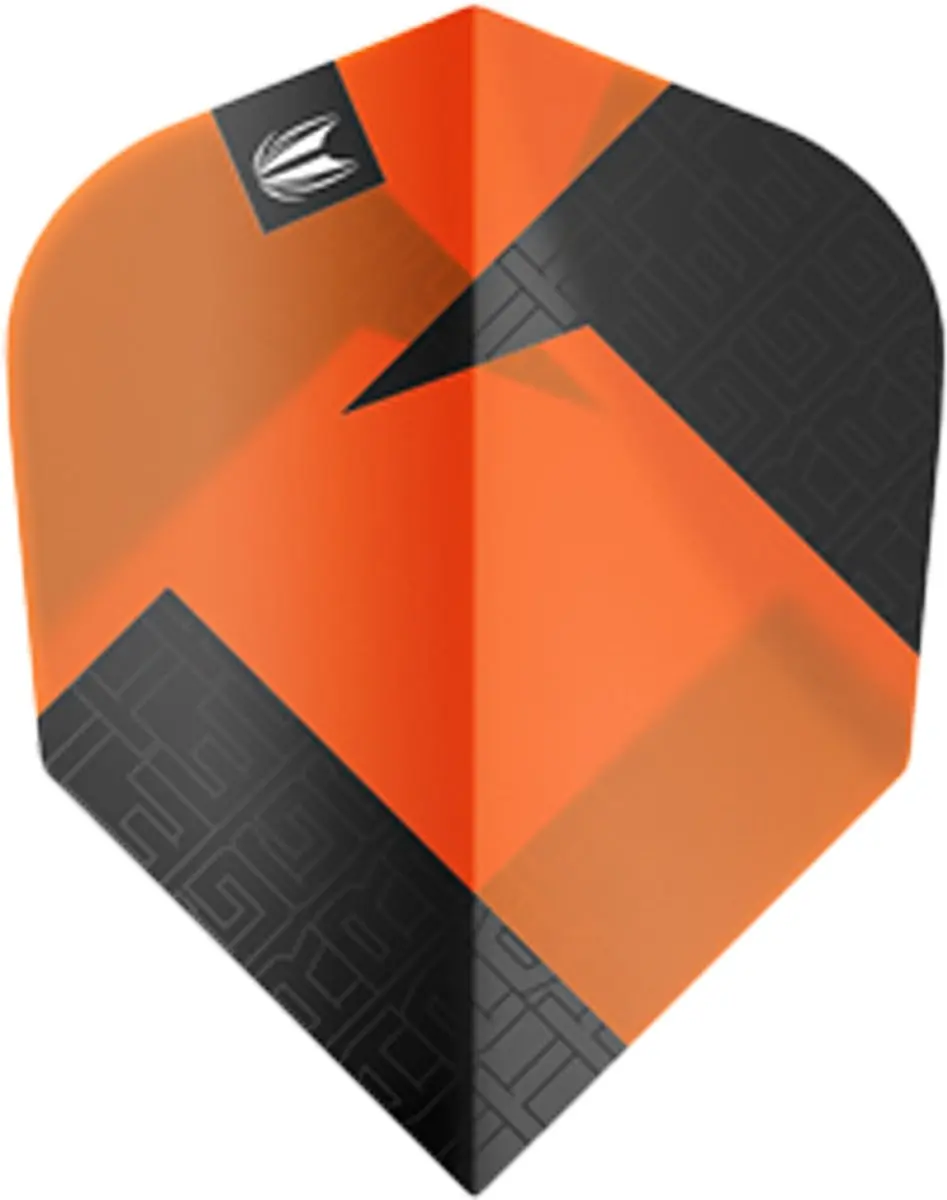 Target Tag 3 Set NO6 Dartvleugels - Oranje/Zwart - afbeelding 6 van 6