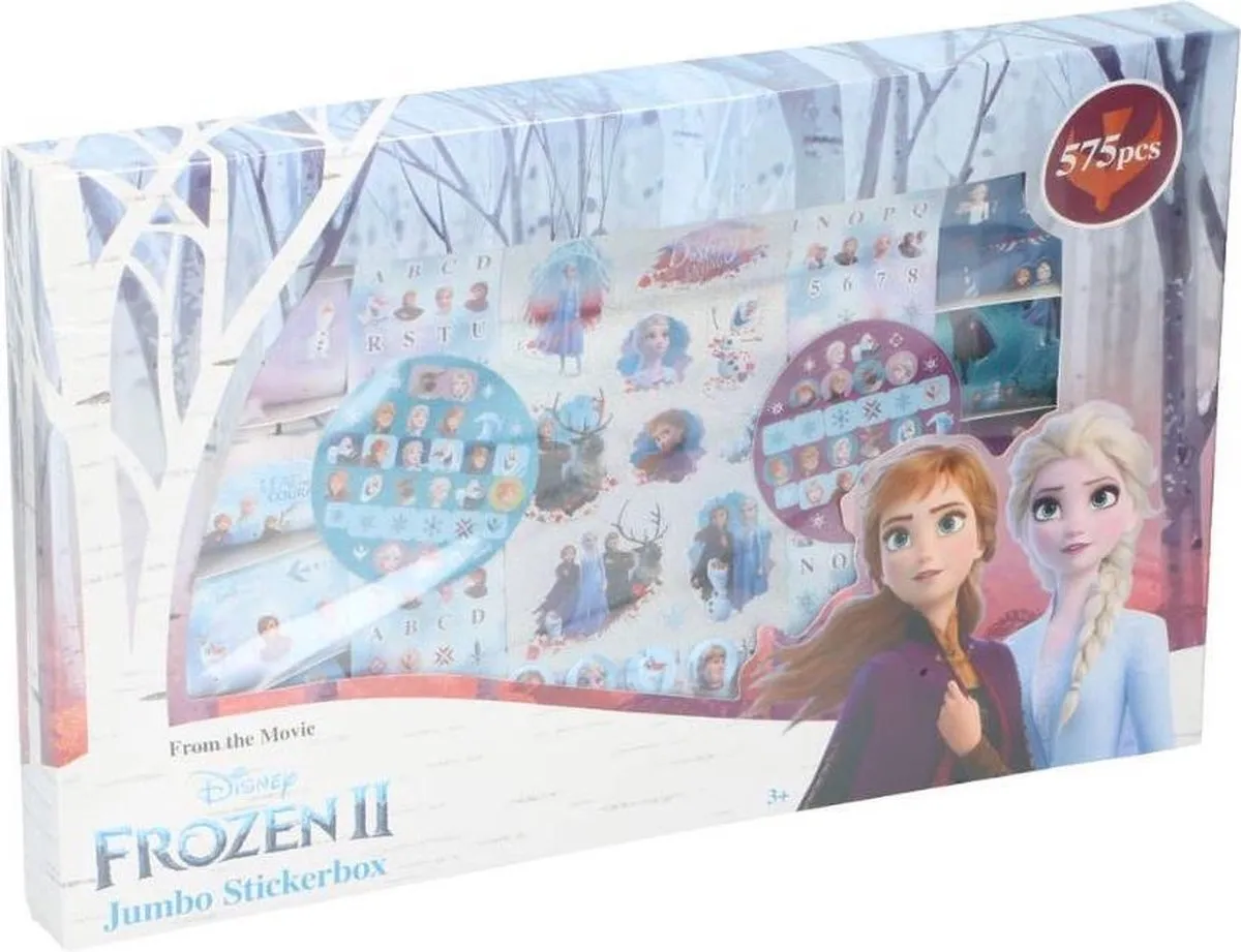 Disney Frozen II Stickerbox - 575 Stickers - 14 Vellen