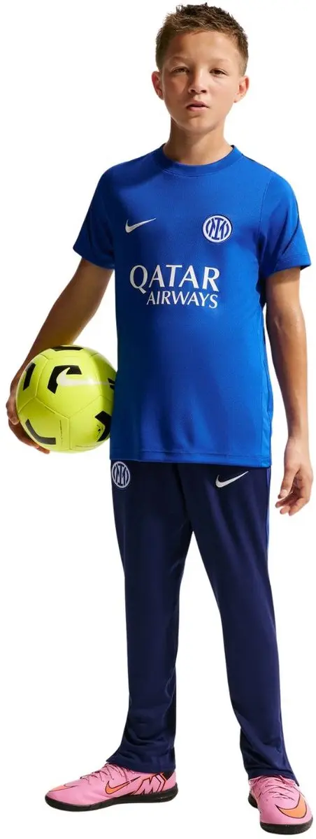 Nike Inter Mediolan Strike T-shirt Kinderen - Blauw XS