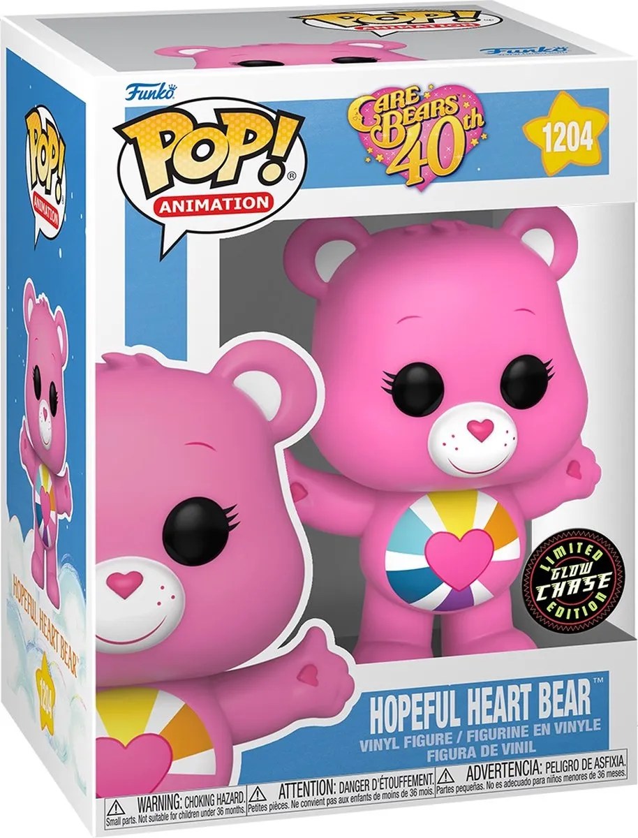 Funko Pop! Care Bears 40th Hopeful Heart Bear 61556 - Veelkleurig