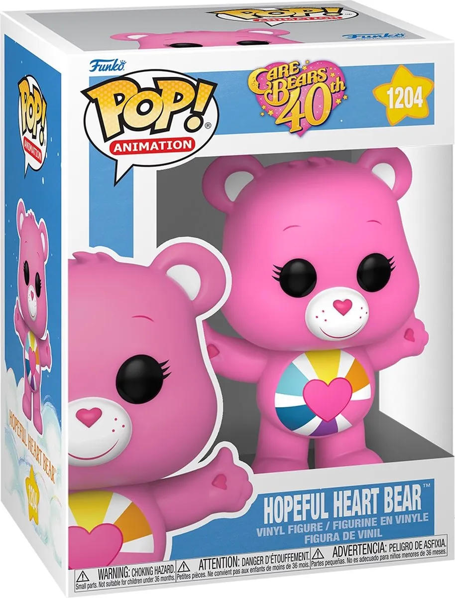 Funko Pop! Care Bears 40th Hopeful Heart Bear 61556 - Veelkleurig