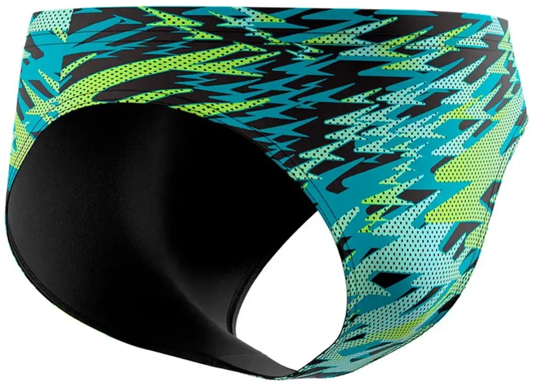 Speedo Hyperboom Print Zwemslip 32 - Anthracite/Hyper Teal