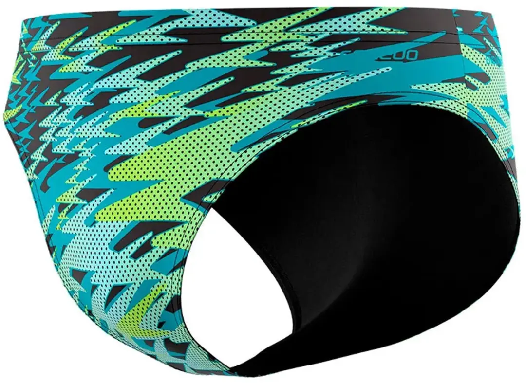Speedo Hyperboom Print Zwemslip 32 - Anthracite/Hyper Teal