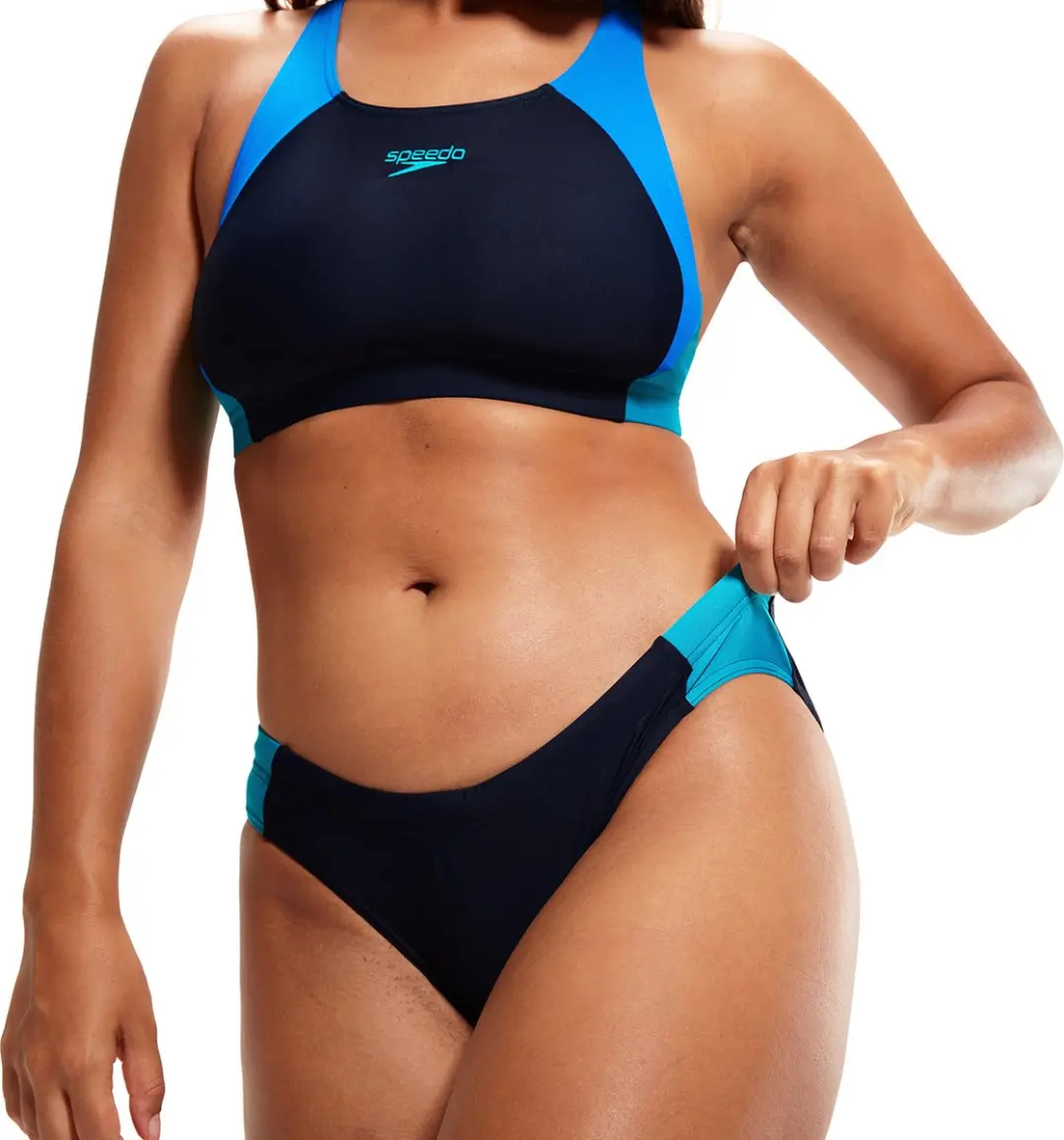 Speedo Colourblock Splice Dames Sportbadpak - Maat 36 - afbeelding 6 van 6