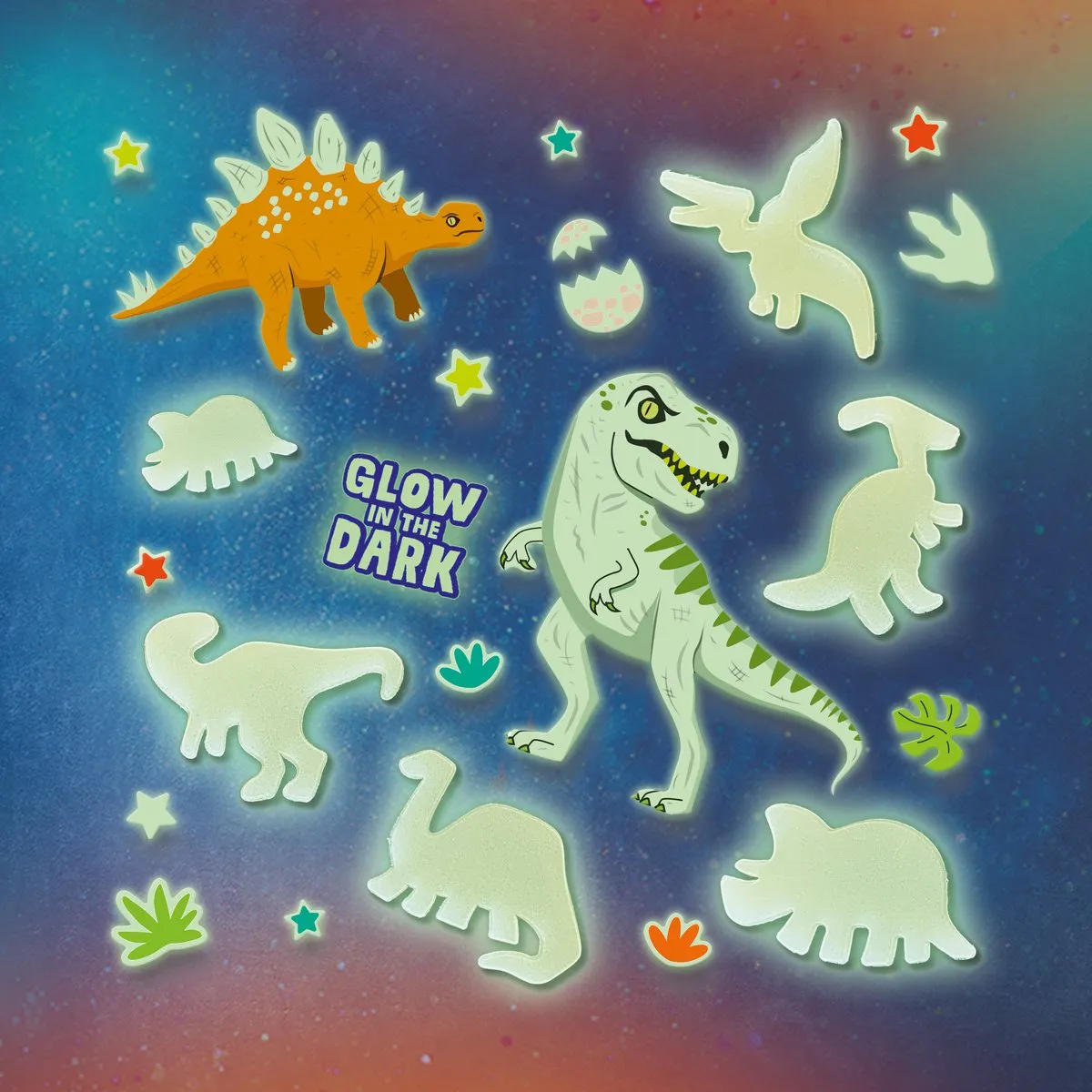 SES Creative Explore Glowing Dino's - 24 Stuks