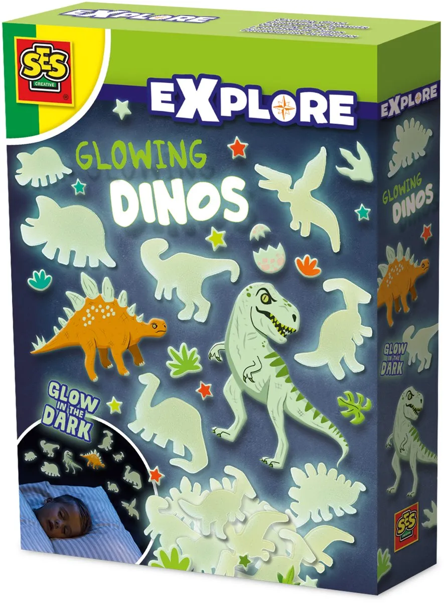 SES Creative Explore Glowing Dino's