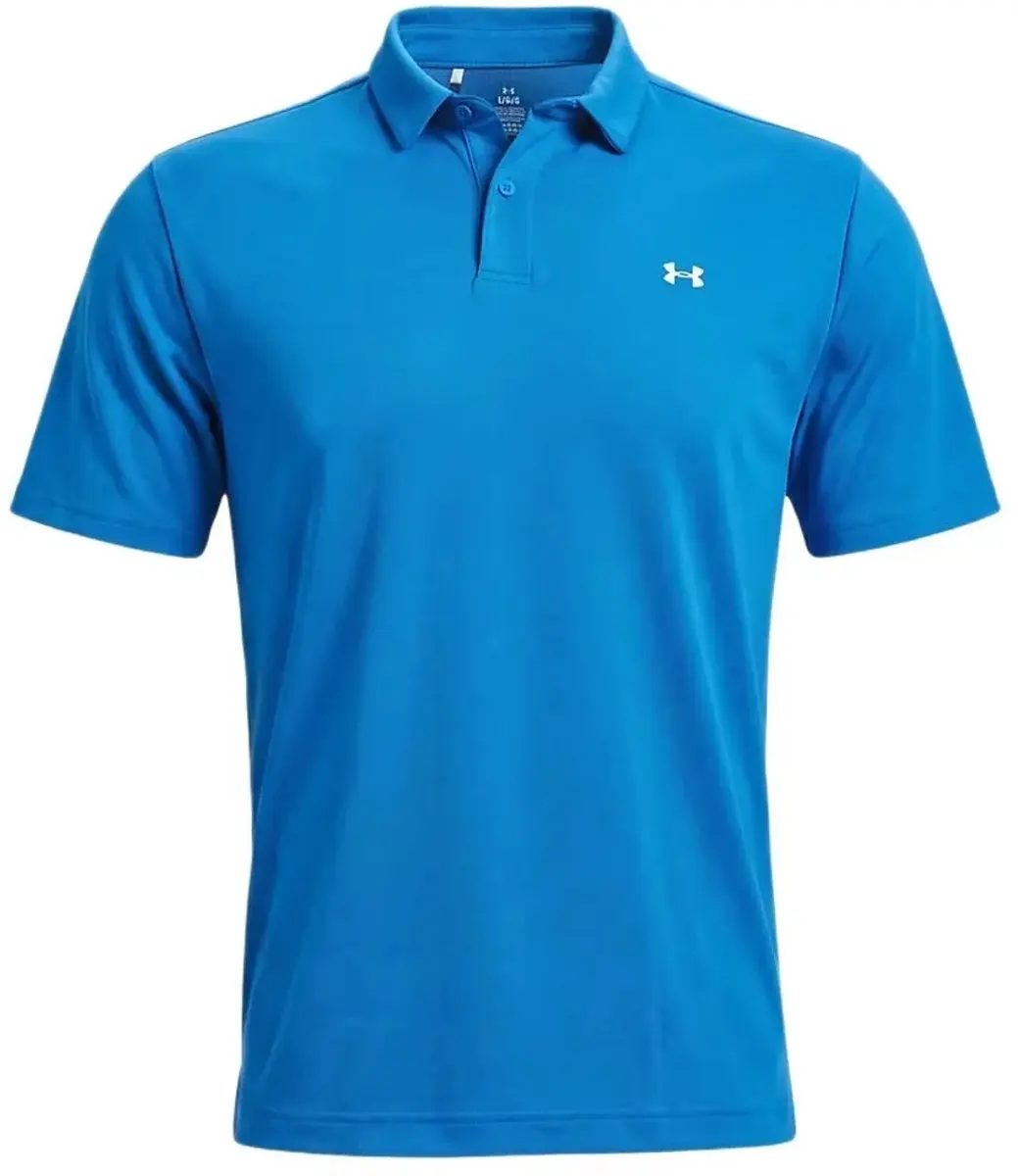 Under Armour T2G Pique Polo - Heren M - Short - Blauw