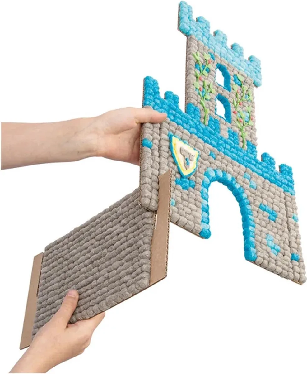 PlayMais Mosaic Groot Kasteel - 8.000 Stukjes - Multicolor