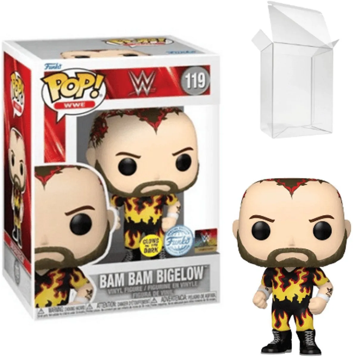 Funko Pop! Bam Bam Bigelow WWE Glow in the Dark