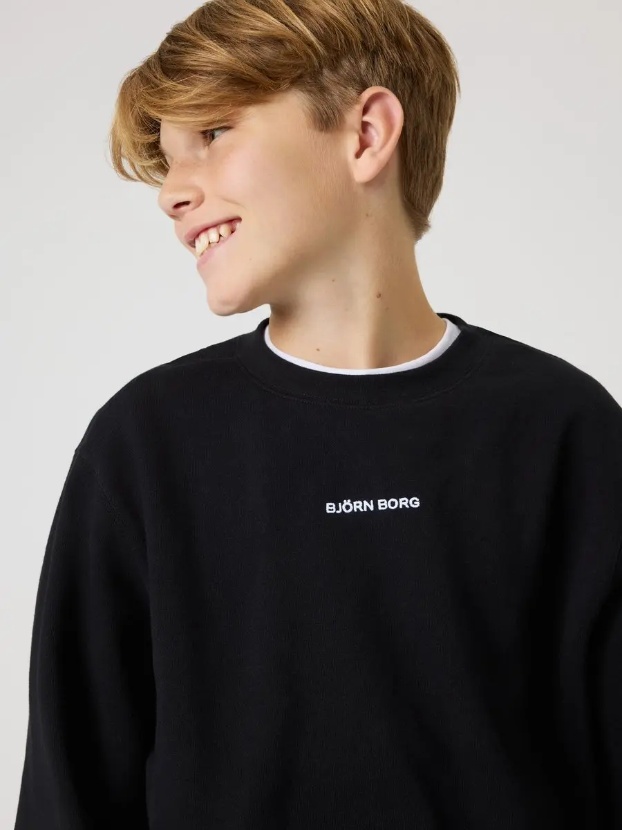 Björn Borg Classic Sweater Kinderen - Zwart - Maat 158/164