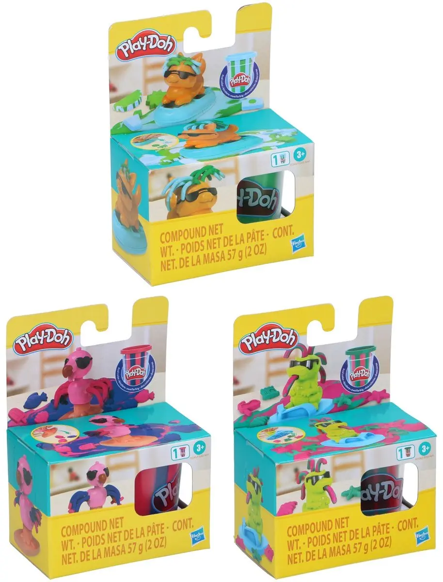 Play-Doh Dough 3as Roze - 6 Stuks