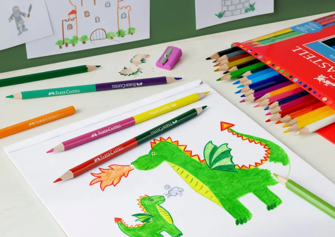 Faber-Castell Kleurpotloden - 15 Stuks - 18 Kleuren