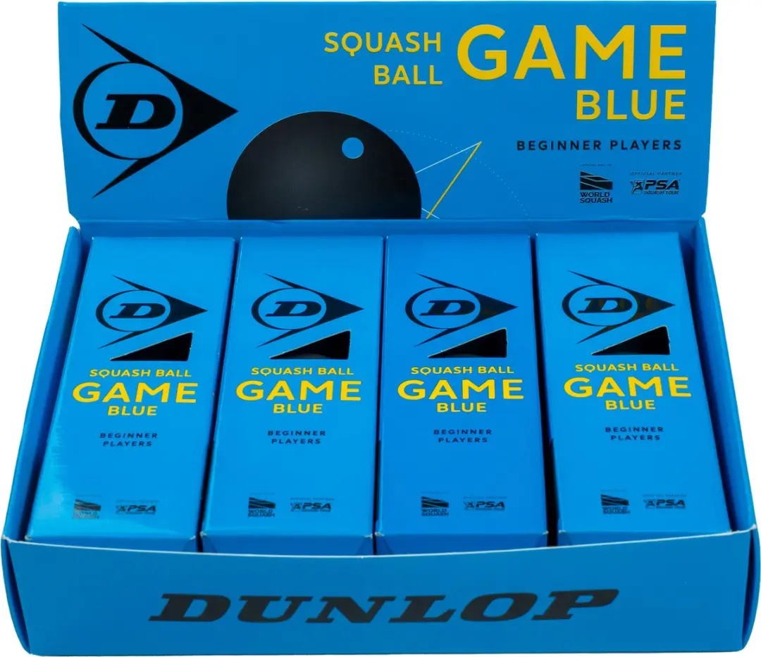 Dunlop Squashball Game Blue - 12 Stuks