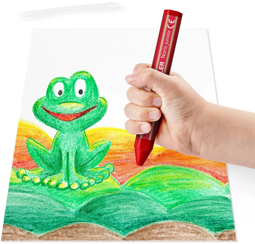 STAEDTLER Noris Junior Waskrijt - 6 Stuks