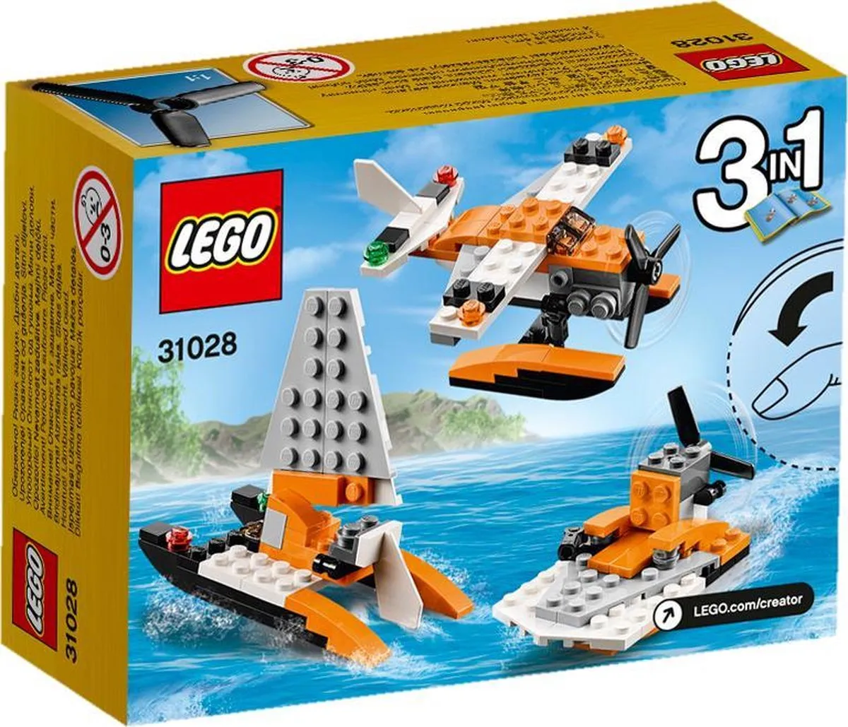 LEGO Creator Watervliegtuig 31028 - 53 Stukken - Oranje/Wit