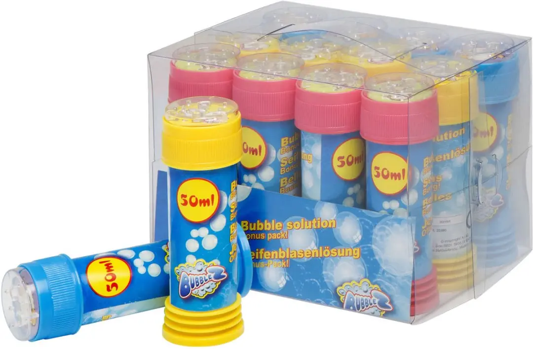 Eddy Toys Bubblewand & Vloeistof 12x50ml