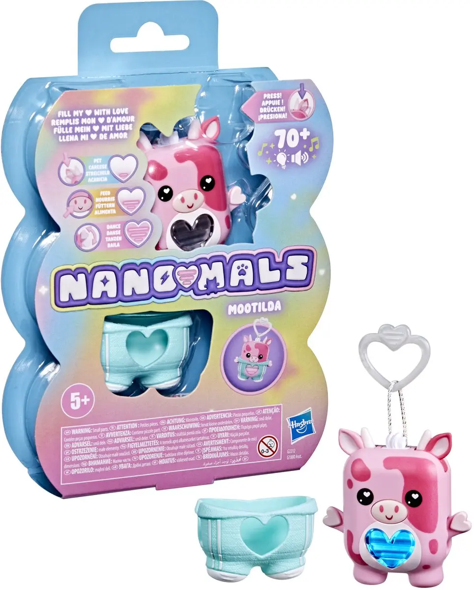 Hasbro Nanomals Mootilda Roze Koe
