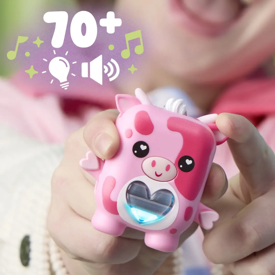 Hasbro Nanomals Mootilda Roze Koe - Meerkleurig